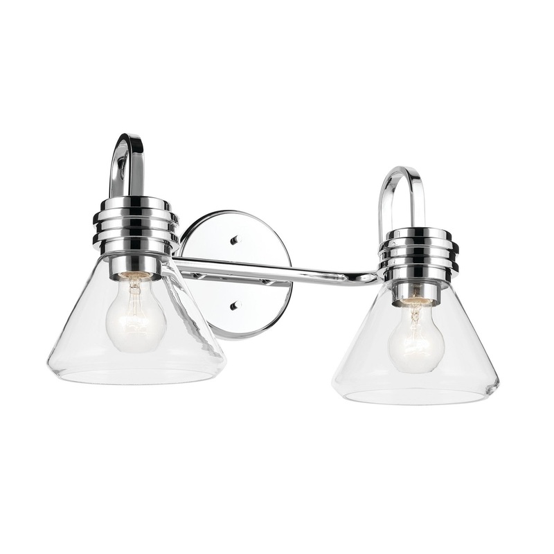 Kichler 55154CHCLR Two Light Bath, Chrome