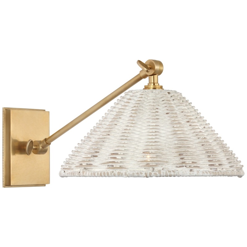 LED Wall Sconce from the Wimberley Collection in Soft Brass Finish by Visual Comfort Signature