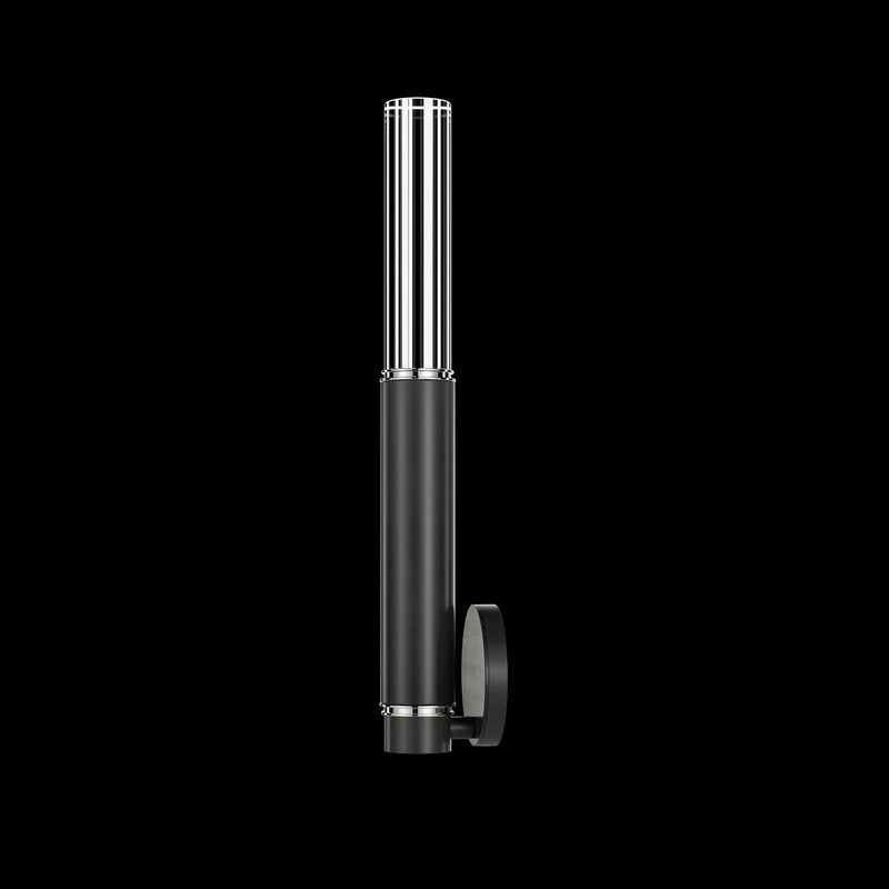 Antonia 21.75″H Sconce Black/Nickel/No Skin