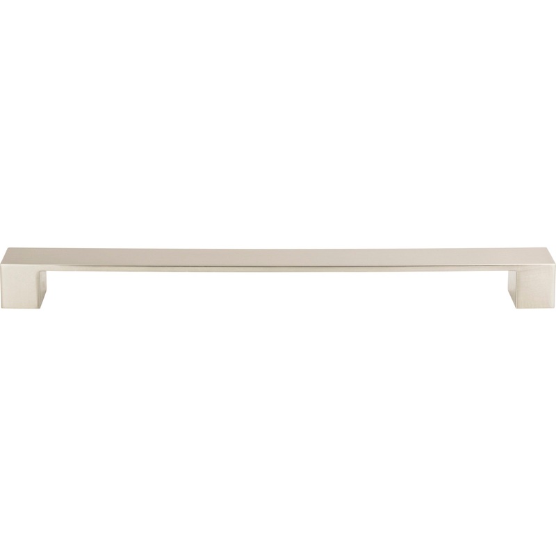 Atlas Homewares Wide Square Pull 11 5/16 Inch (c-c) Brushed Nickel