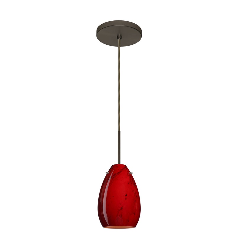 Besa 1BT-1713MA-BR Pera One Light Pendant Bronze