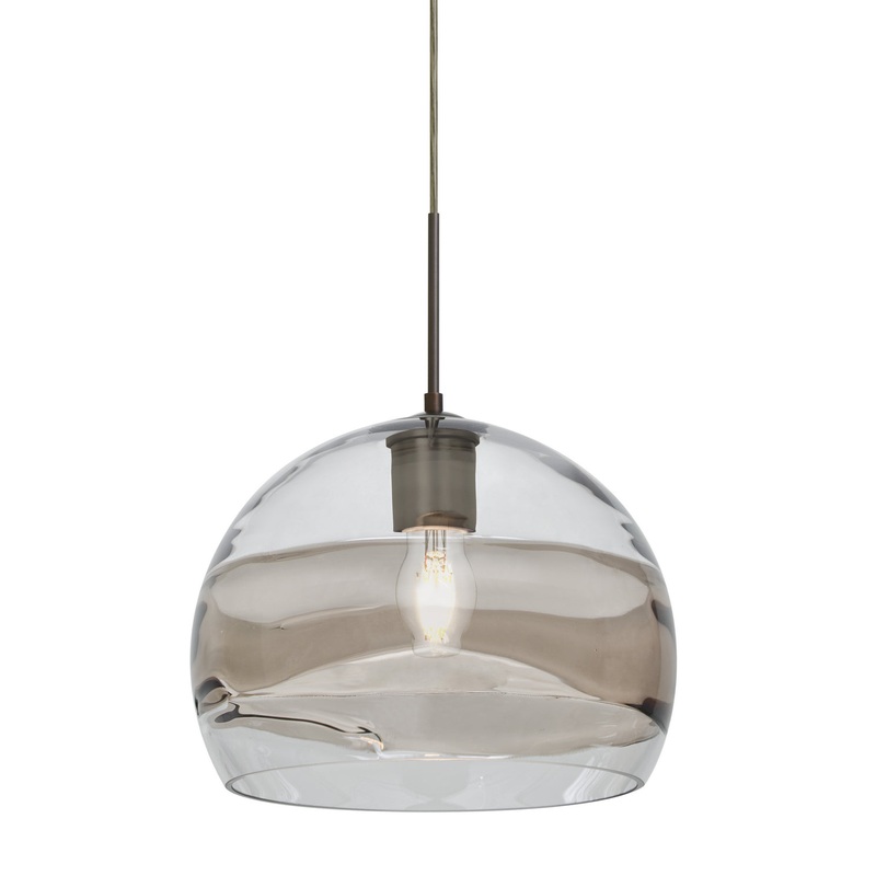 Besa 1JT-SPIR10SC-EDIL-BR Spirit One Light Pendant Bronze