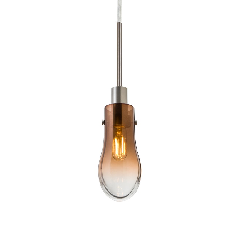 Besa 1JT-WISHAM-SN Wish One Light Pendant Satin Nickel