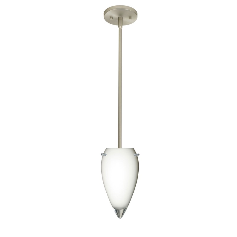 Besa 1TT-412506-SN Juli One Light Pendant Satin Nickel (Discontinued)