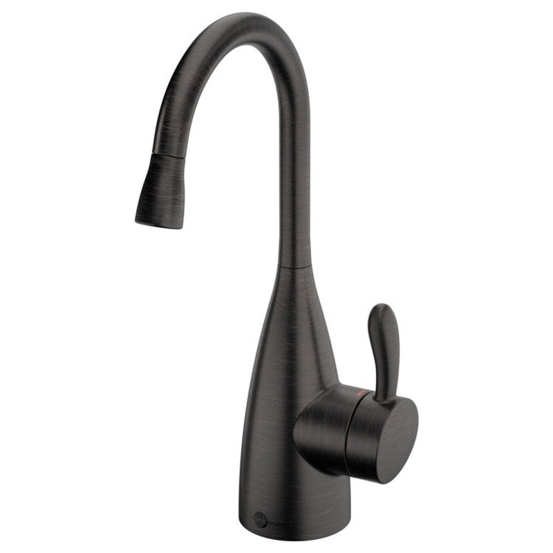 Hot Water Dispenser Showroom Transitional 1010 Instant 1 Lever ADA Gooseneck Swivel 360 DEG Classic Oil Rubbed Bronze