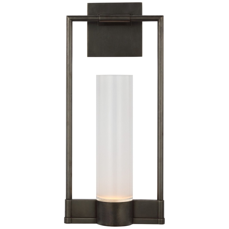 LED Wall Sconce from the Lucid Collection in Bronze Finish by Visual Comfort Signature