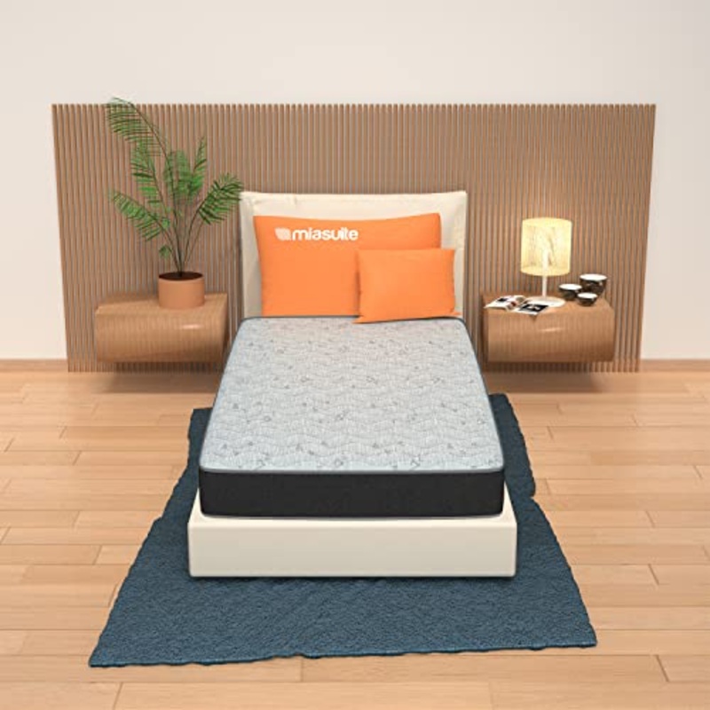 miasuite i sogni italiani Materasso Singolo su Misura 75×190 Alto 13 cm in waterfoam e Ortopedico per brandina Modello Summit