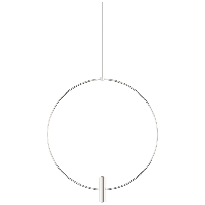 Mini Layla 18 Pendant MonoRail Satin Nickel