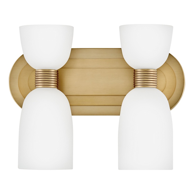 Tallulah Small Two Light Vanity Lacquered Brass