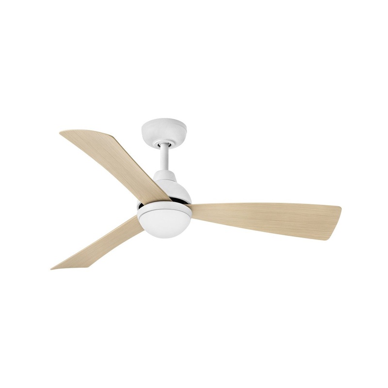 44″ Ceiling Fan from the Una Collection in Matte White Finish by Hinkley