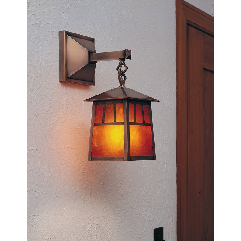 Arroyo RB-6M-AC Raymond One Light Wall Mount Antique Copper