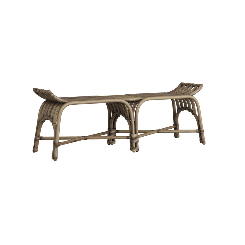Arteriors 5736 Purcell Bench Gray Wash