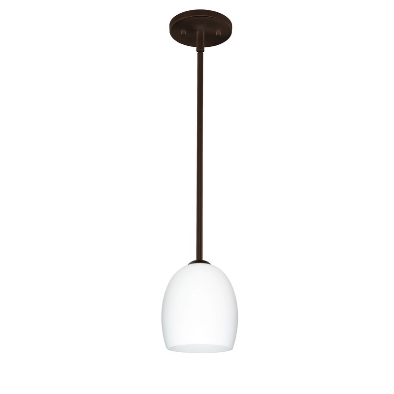 Besa 1TT-169707-BR Lucia One Light Pendant Bronze