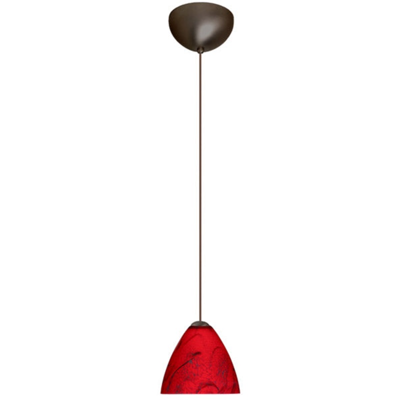 Besa 1XC-1779MA-BR Mia One Light Pendant Bronze