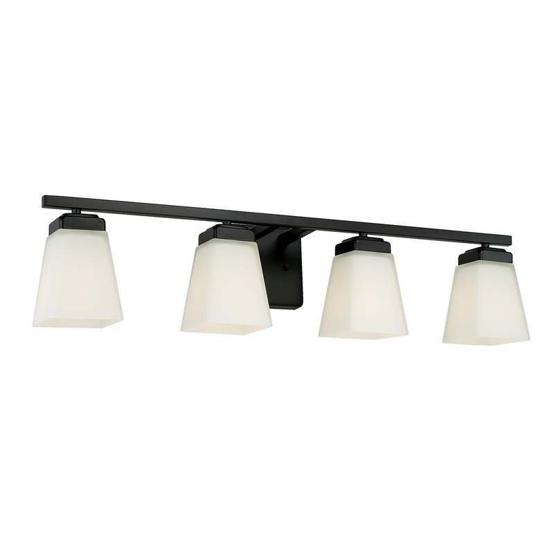 Capital Lighting 114441MB-334 Baxley 4 Light Vanity Matte Black