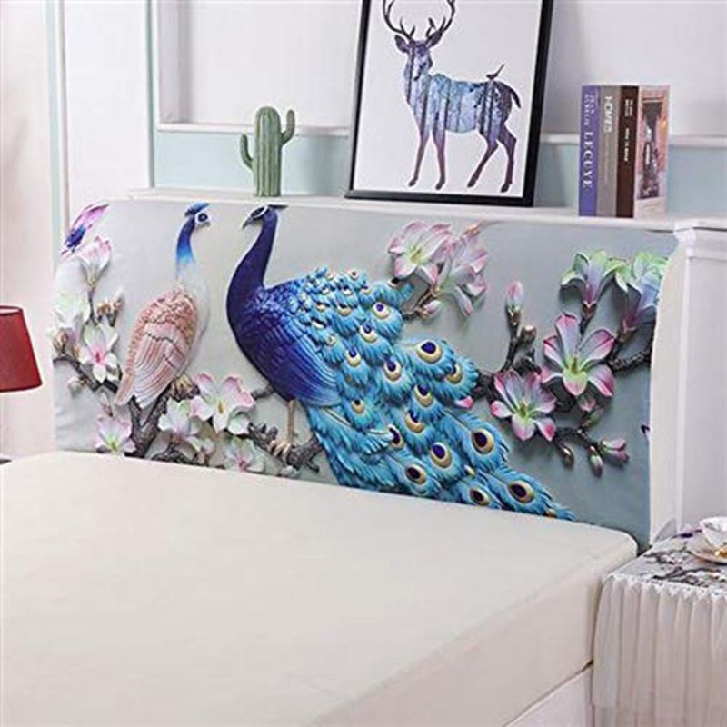 HOME MEIRONG Copertura Testata Letto Matrimoniale/Fodera Testata Letto Elastica Protezione Testata Letto Elastico Protezione Testata Letto Copri Testata Letto Matrimoniale,Colour21-180cm