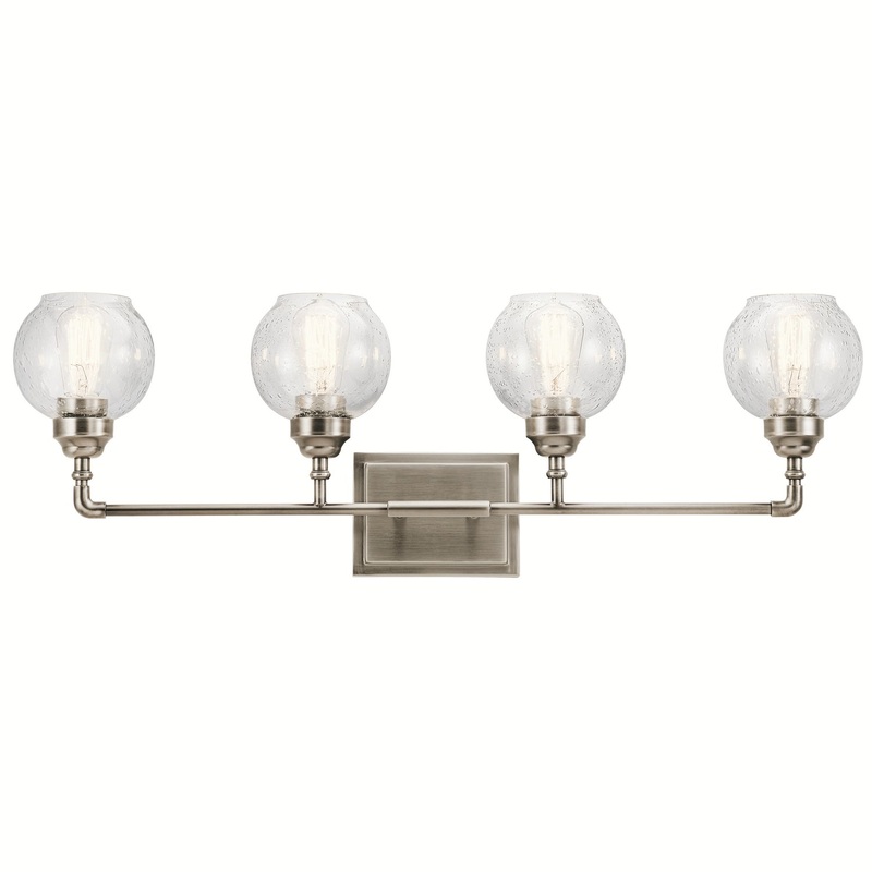 Kichler 45593AP Four Light Bath, Antique Pewter