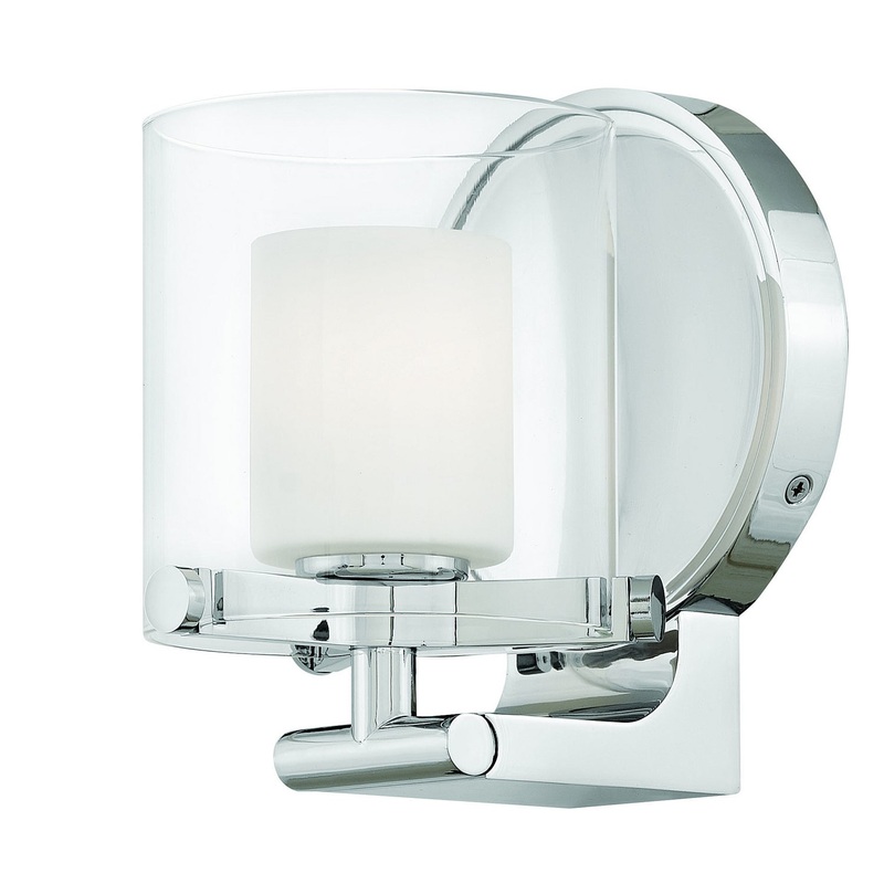 LED Bath Sconce from the Rixon Collection in Chrome Finish by Hinkley