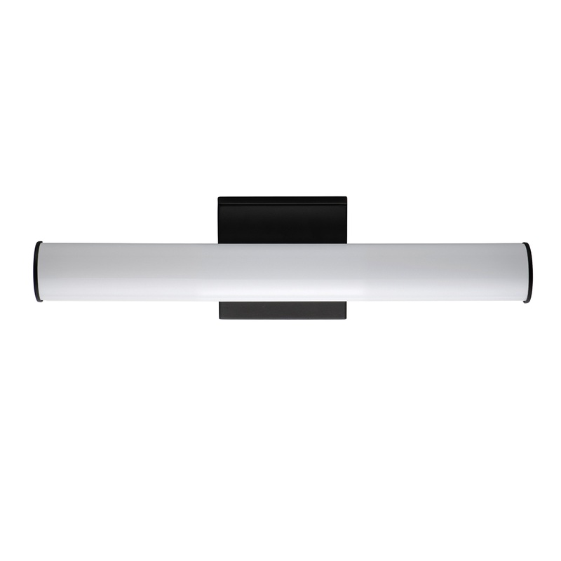 Rail 18″ LED Bath Vanity 5CCT Black