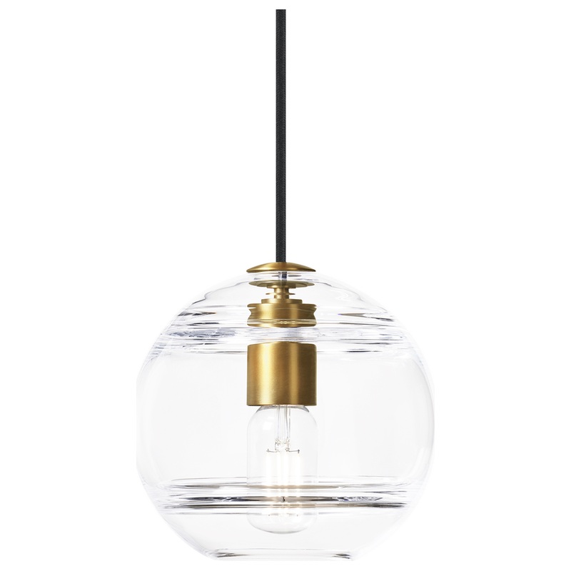 Sedona Medium Pendant Aged Brass Clear LED Bulb(s) Included