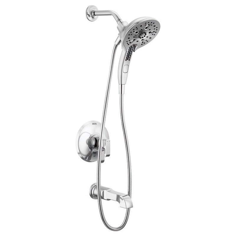 Tub and Shower Trim Monitor Tetra 17 Series 2 Lever Lumicoat Chrome WaterSense ADA 1.75 Gallons per Minute