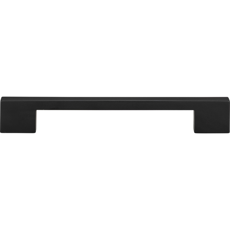Atlas Homewares Thin Square Pull 7 9/16 Inch (c-c) Modern Bronze