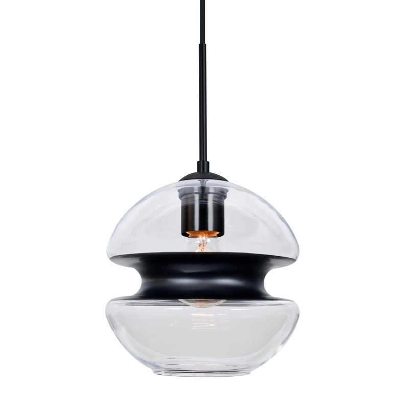 Besa 1JT-HULA8BK-BK Hula 8 One Light Pendant Black