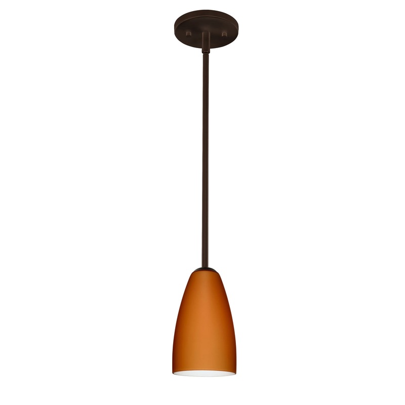 Besa 1TT-151180-BR Riva One Light Pendant Bronze