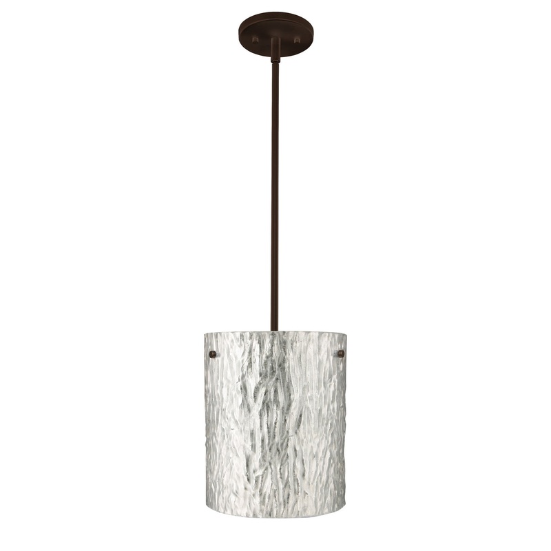 Besa 1TT-4006SS-BR Tamburo One Light Pendant Bronze