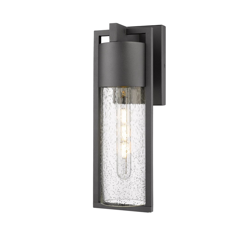 Bond Outdoor Wall Light – Black / 15.75