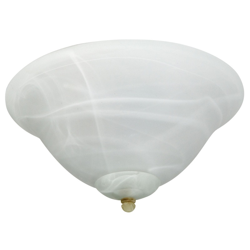 Craftmade LKE60-LED Elegance Bowl Light Kit LED Fan Light Kit White (Discontinued)