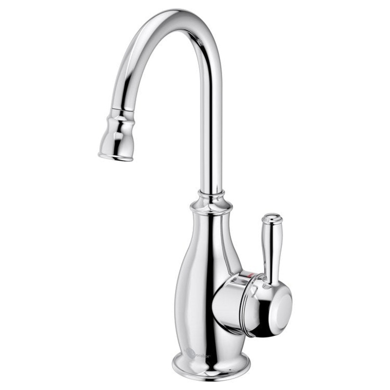 Hot Water Dispenser Showroom Traditional 2010 Instant 1 Lever ADA Gooseneck Swivel 360 DEG Chrome