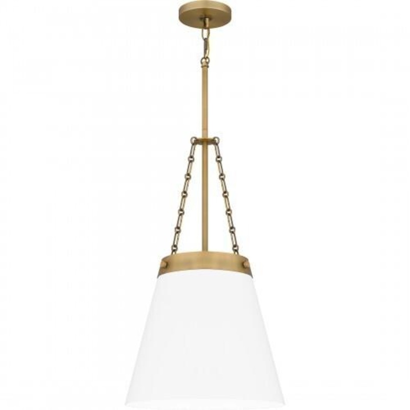 Quoizel QPP6183AB Quoizel Piccolo Pendant Mid pendant 1 light aged brass Mini Pendant