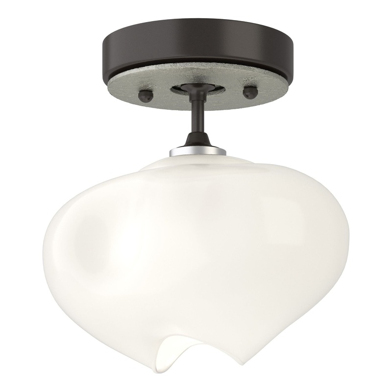 Ume 1-Light Semi-Flush Oil Rubbed Bronze Sterling