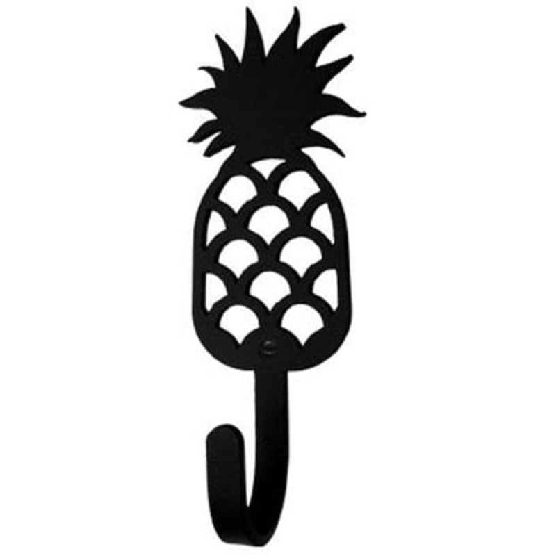Village Wrought Iron WH-44-S Pineapple Wall Hook Small
