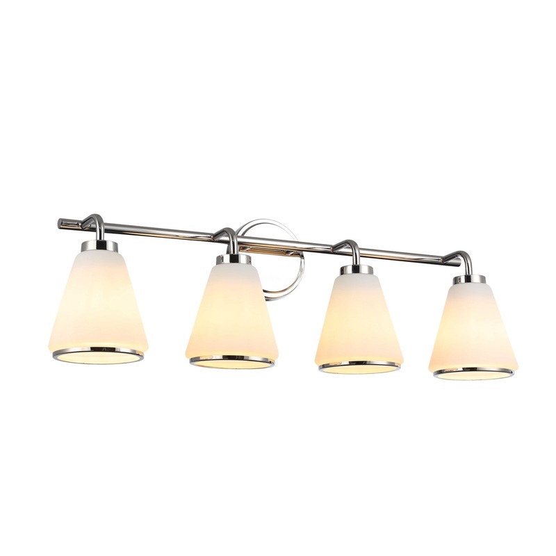 Zoey Bathroom Vanity – Polished Nickel / 4-Light