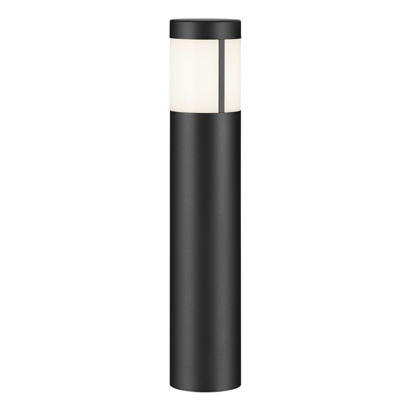12 Volt LED 15.2″ Round Bollard Textured Black 3000K