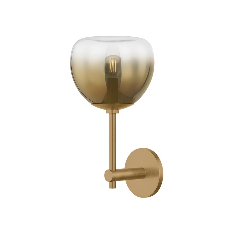 August Wall Sconce Patina Brass