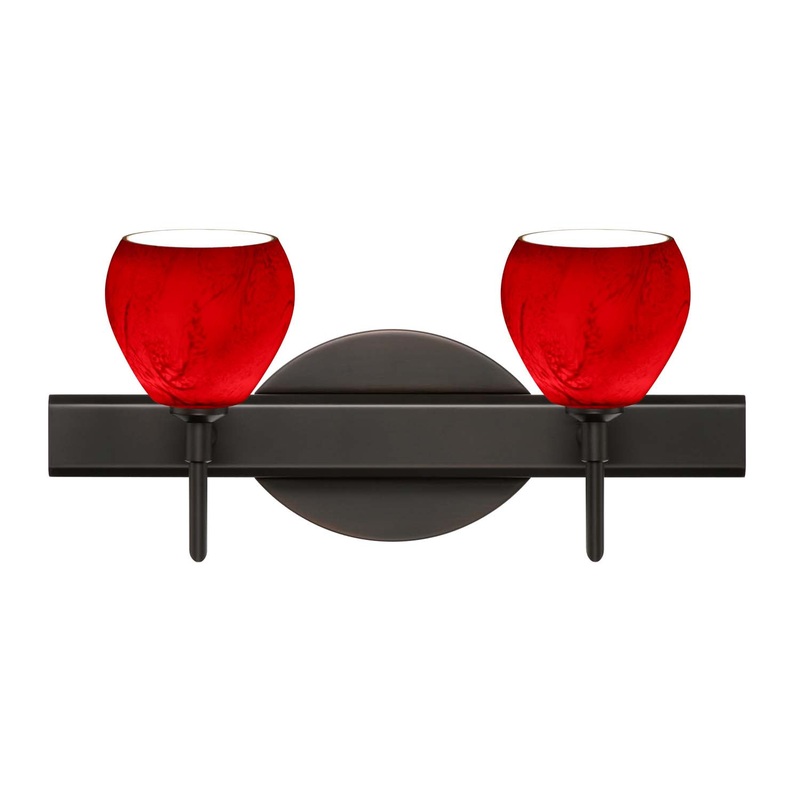 Besa 2SW-5605MA-BR Tay Tay Two Light Wall Sconce Bronze