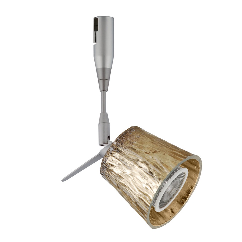 Besa RSP-5145GF-LED-SN Nico One Light Spotlight Satin Nickel