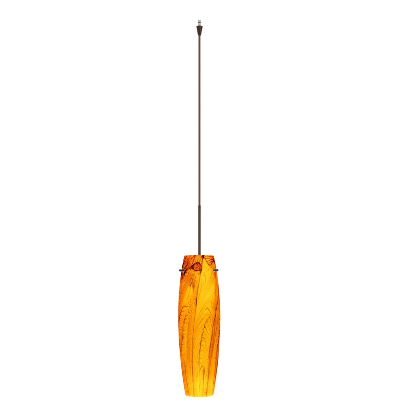 Besa XP-4121HB-BR Tu Tu One Light Pendant Bronze