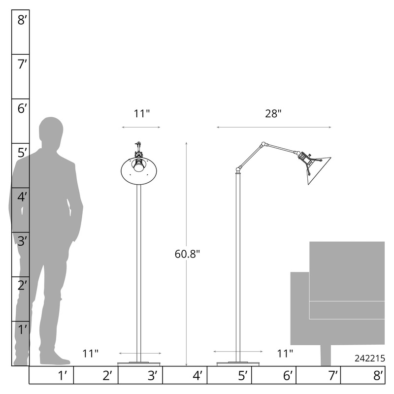 Henry Floor Lamp Bronze Ink