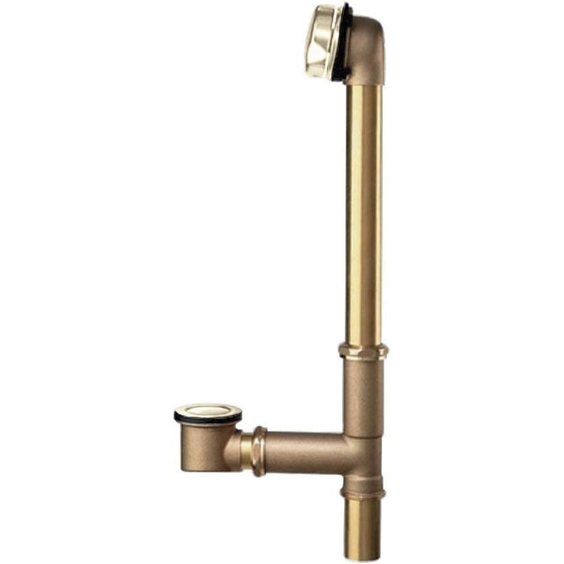American Standard 1583470.295 Universal Bathtub Drain with Rotary Knob, Full, Satin