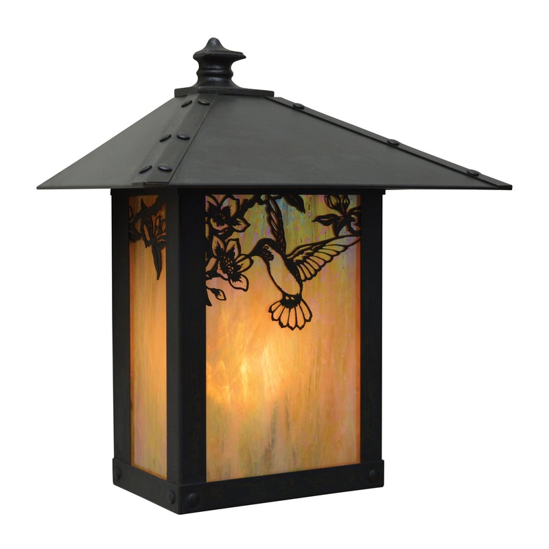 Arroyo EW-9HFGW-BZ Evergreen One Light Wall Mount Bronze