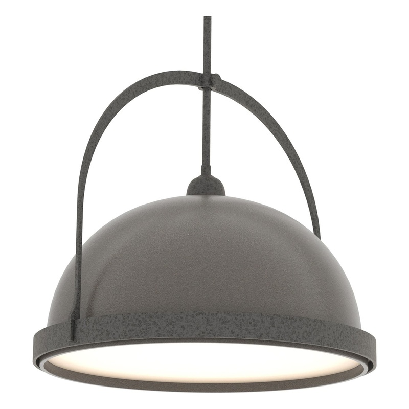 Atlas Large Pendant Natural Iron Dark Smoke