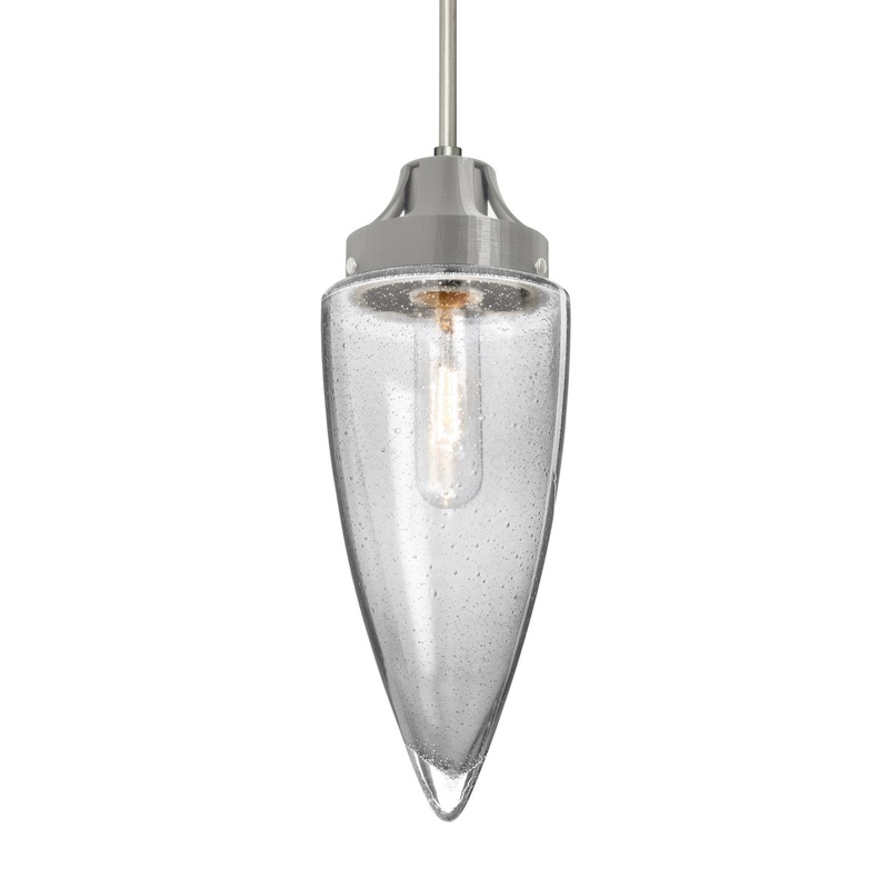 Besa J-SULUCL-SN Sulu One Light Pendant Satin Nickel