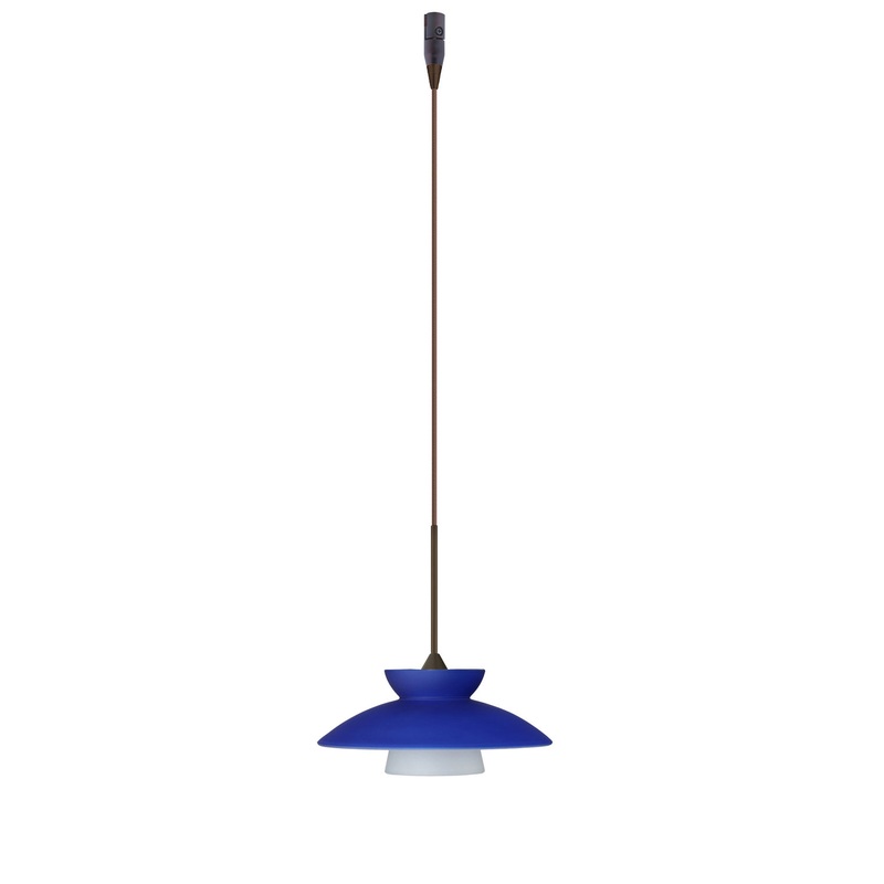 Besa RXP-271823-BR Trilo One Light Pendant Bronze