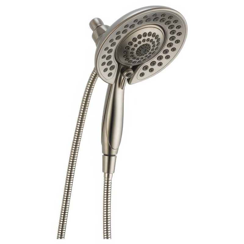 Handshower/Showerhead Combination Universal Lumicoat Stainless In2ition 5 Setting Two in One