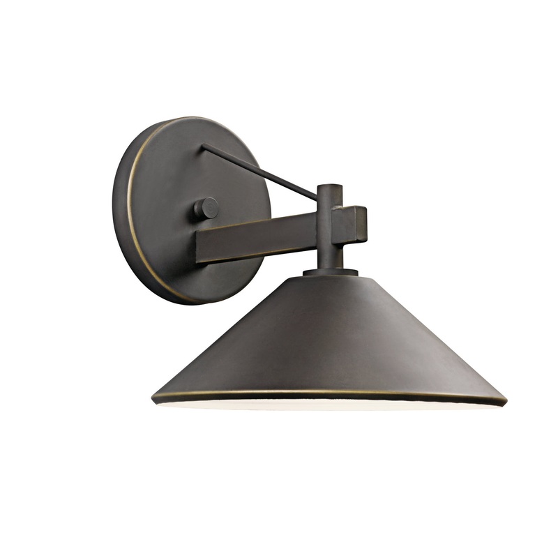 Kichler 49060OZ One Light Outdoor Wall Mount, Olde Bronze