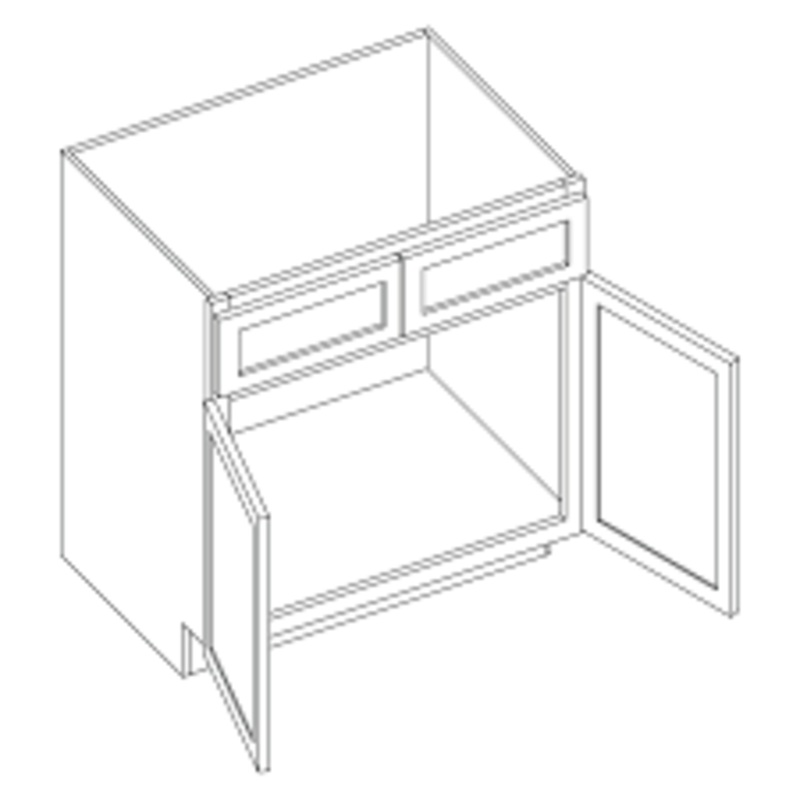 Versiniti 36″ Custom Vanity with Legs and Dark Brown